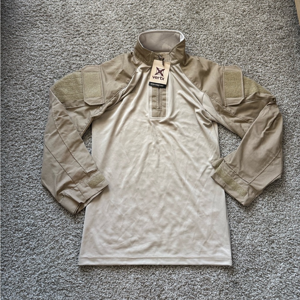 Vertx recon Combat Shirt Small zip Regular Khaki brand new with tags